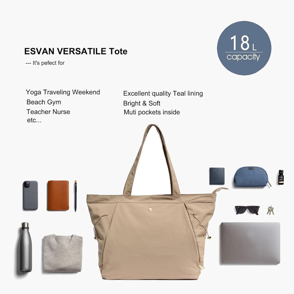 Sac fourre-tout en toile pour  - Pilate Yoga Workout avis et prix