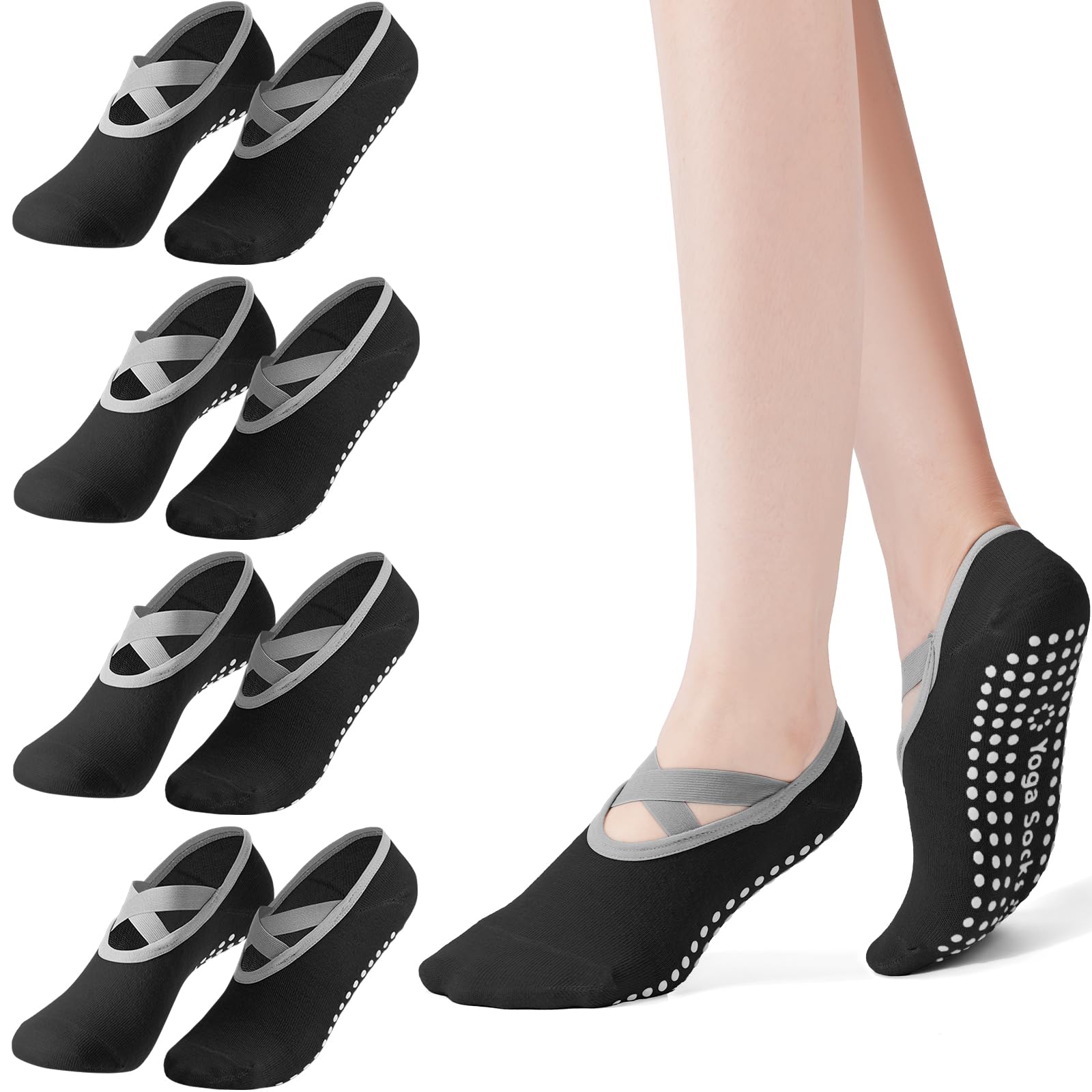 Lot de 4 paires de chaussettes - Medias Para Pilates Y Yoga avis et prix